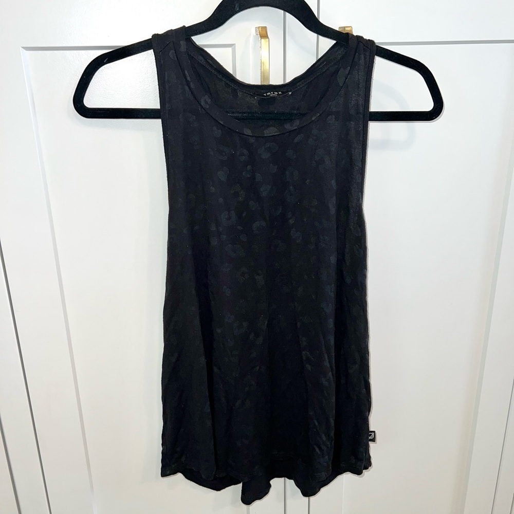 💟 Terez Black Leopard Athletic Tank Top Small